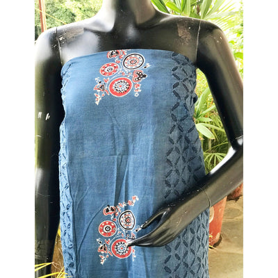 Ajrakh Applique Kurti