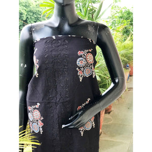 Ajrakh Applique Kurti