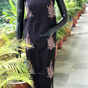 Ajrakh Applique Kurti