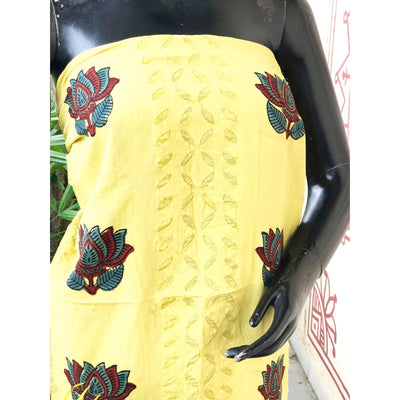 Ajrakh Applique Kurti