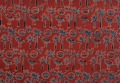 Madder Ajrakh Straight Cut Kurti