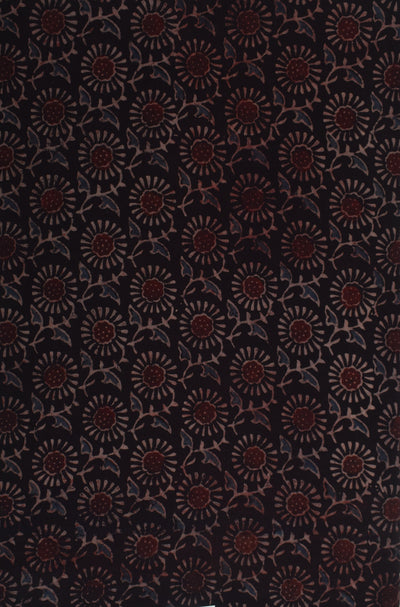 Black Ajrakh Straight Cut Kurti