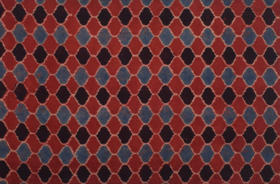 Madder Ajrakh Straight Cut Kurti