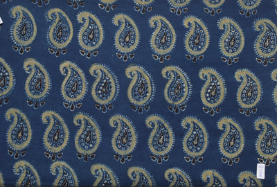 Blue Ajrakh Straight Cut Kurti