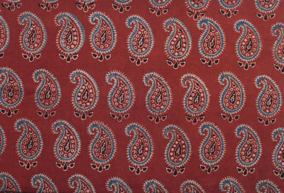 Madder Ajrakh Straight Cut Kurti