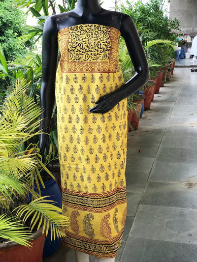 Bagh Block Print Designer Kurti Fabric