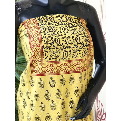 Bagh Block Print Designer Kurti Fabric