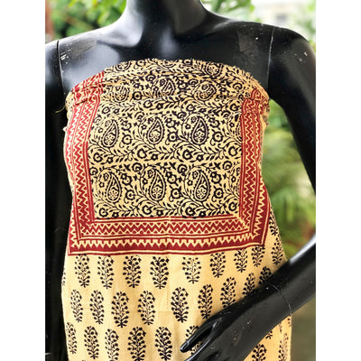 Bagh Block Print Designer Kurti Fabric