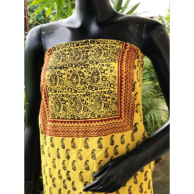 Bagh Block Print Designer Kurti Fabric