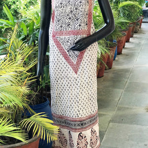 Bagh Block Print Designer Kurti Fabric
