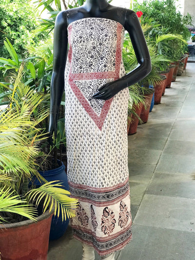 Bagh Block Print Designer Kurti Fabric