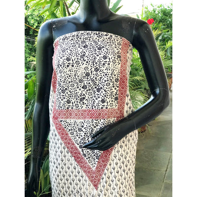 Bagh Block Print Designer Kurti Fabric