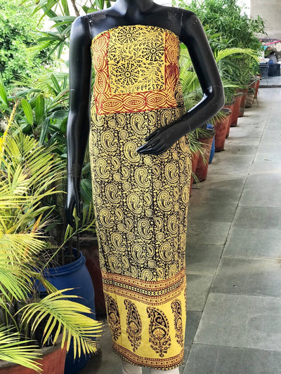Bagh Block Print Designer Kurti Fabric
