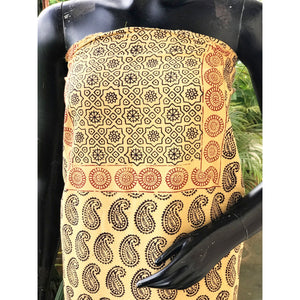Bagh Block Print Designer Kurti Fabric