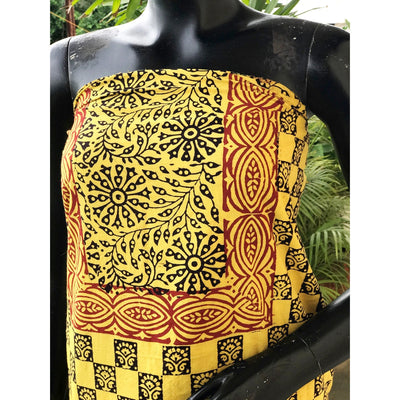 Bagh Block Print Designer Kurti Fabric