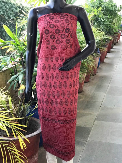 Bagh Block Print Designer Kurti Fabric