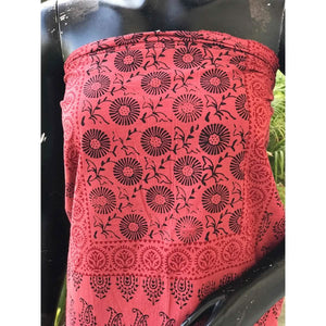 Bagh Block Print Designer Kurti Fabric