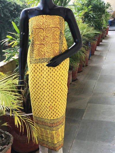 Bagh Block Print Designer Kurti Fabric