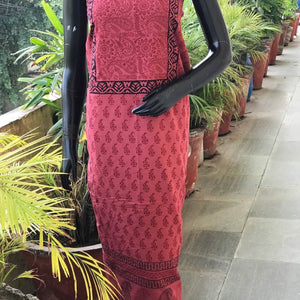 Bagh Block Print Designer Kurti Fabric