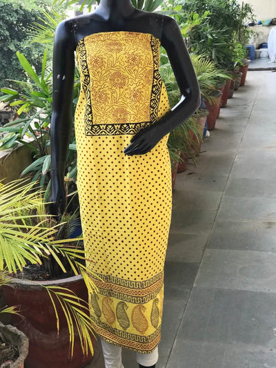 Bagh Block Print Designer Kurti Fabric
