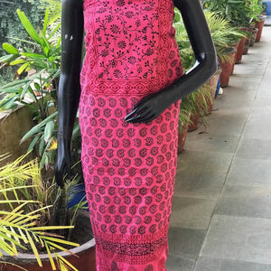 Bagh Block Print Designer Kurti Fabric