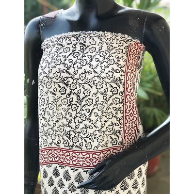Bagh Modal Block Print Designer Kurti Fabric