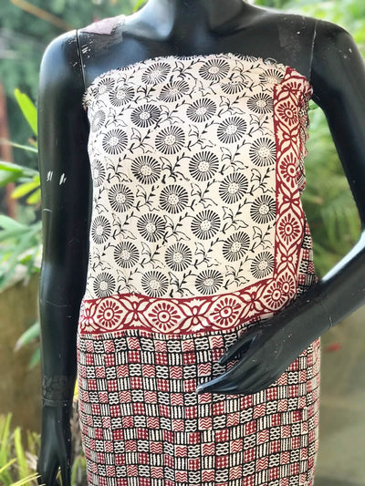 Bagh Modal Block Print Designer Kurti Fabric