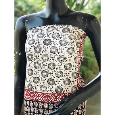 Bagh Modal Block Print Designer Kurti Fabric