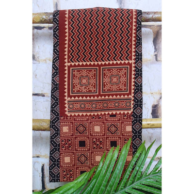 Ajrakh Block Print Patchwork Kurtis