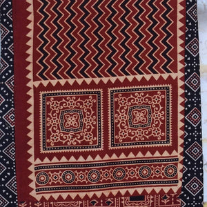 Ajrakh Block Print Patchwork Kurtis