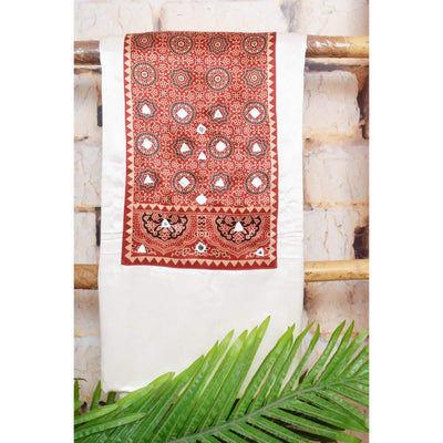 Mashru Silk Patchwork Kurtis Plus Size