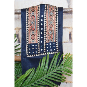 Mashru Silk Patchwork Kurtis Plus Size