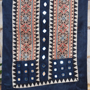 Mashru Silk Patchwork Kurtis Plus Size