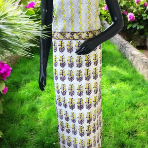 Jaipuri Block Print Designer Kurti in cotton with vibrant handcrafted motifs – SS Ethnics