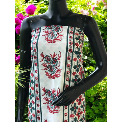 Jaipuri Block Print Designer Kurti in cotton with vibrant handcrafted motifs – SS Ethnics