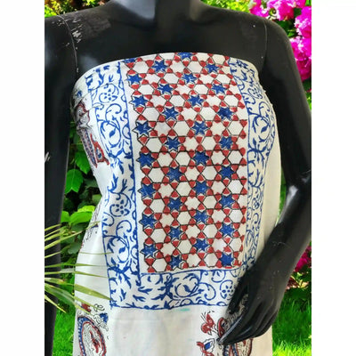 Jaipuri Block Print Designer Kurti in cotton with vibrant handcrafted motifs – SS Ethnics