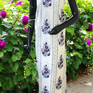 Jaipuri Block Print Designer Kurti in cotton with vibrant handcrafted motifs – SS Ethnics