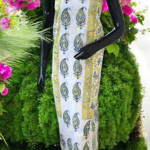 Jaipuri Block Print Designer Kurti in cotton with vibrant handcrafted motifs – SS Ethnics