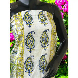 Jaipuri Block Print Designer Kurti in cotton with vibrant handcrafted motifs – SS Ethnics