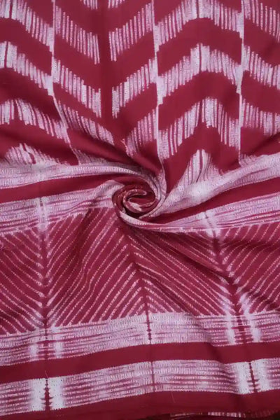 Purple Nui Shibori Tie-Dye Cotton Kurti Fabric