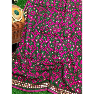 Phulkari Hand Embroidered Dupatta