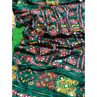 Festive Aari work dupatta 2.25m length SS Ethnics