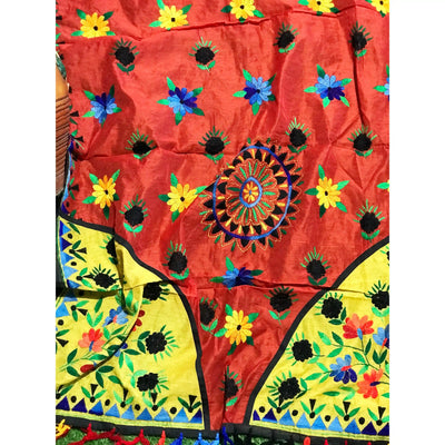 Phulkari Hand Embroidered Dupatta