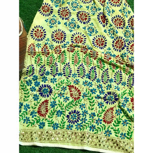 Phulkari Hand Embroidered Dupatta