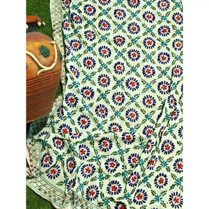 Phulkari Hand Embroidered Dupatta