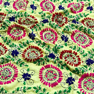 Phulkari Hand Embroidered Dupatta