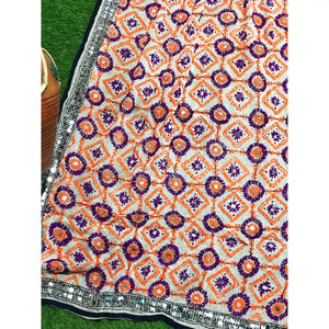 Phulkari Hand Embroidered Dupatta