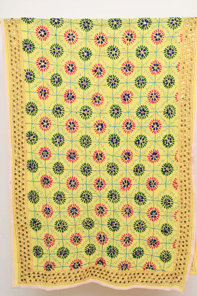 Phulkari Hand Embroidered Dupatta
