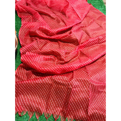 Rajasthani Kota Dupatta with Bandhani & Leheriya Designs