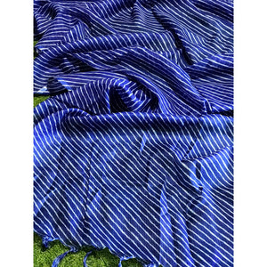 Blue Leheriya Kota Dupatta